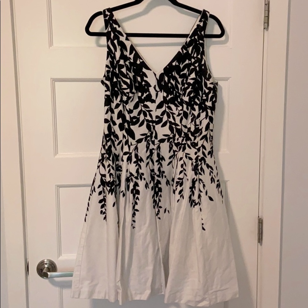 Ralph Lauren black and white dress.